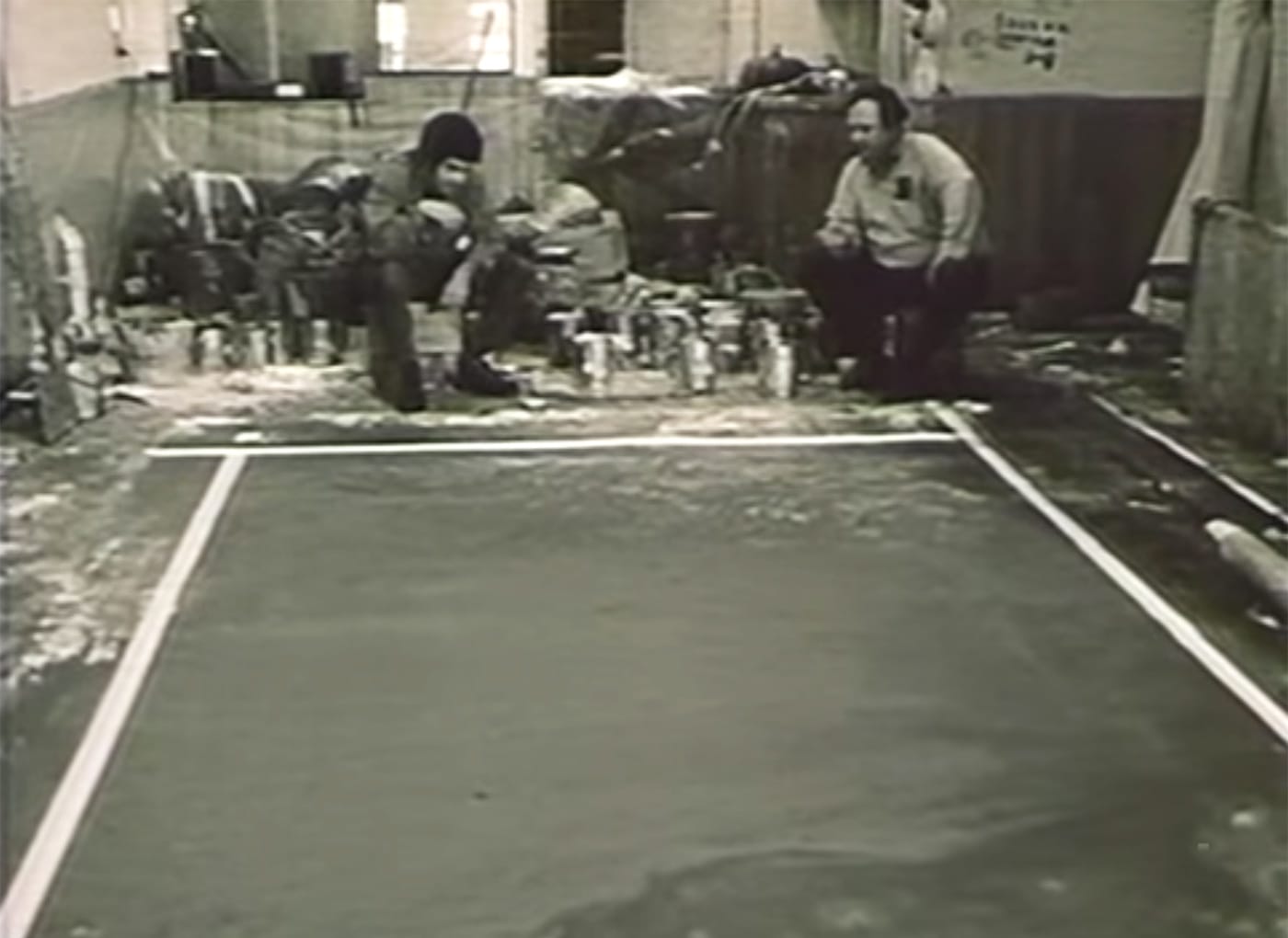 A scene from Painters Painting (Emile de Antonio, 1973) (screenshot by the author)