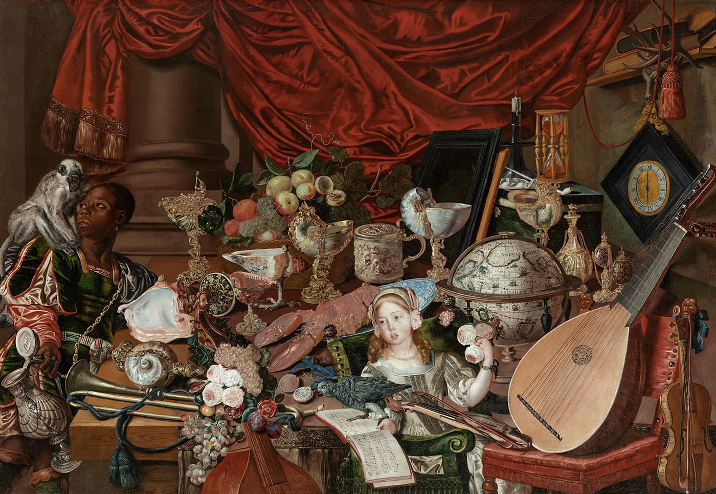 Unknown artist (Dutch School), "The Paston Treasure" (1663), oil on canvas, Norwich Castle Museum & Gallery, Norwich, UK (courtesy Norfolk Museums Service)