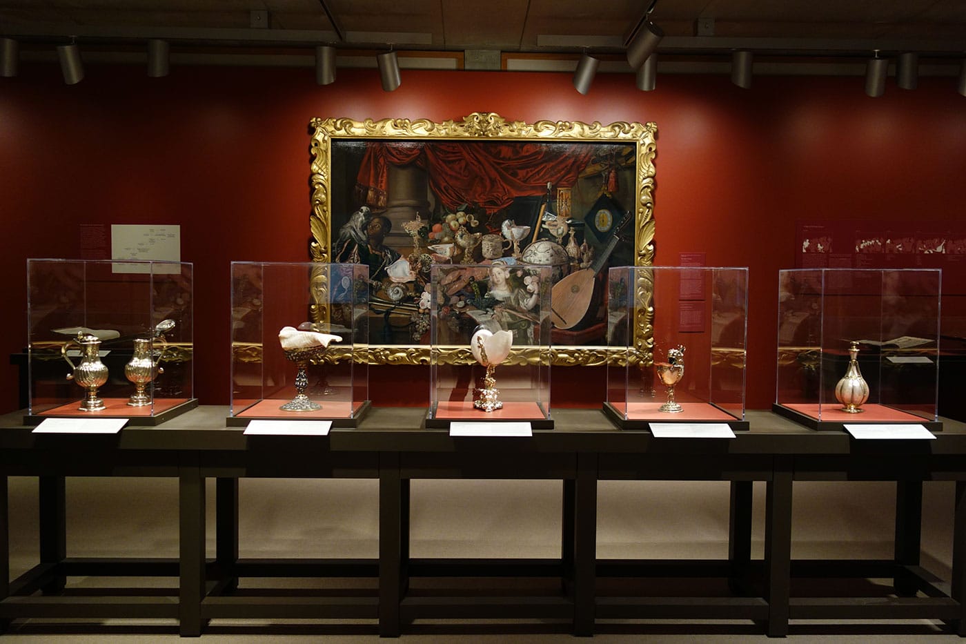 Installation view of <em>The Paston Treasure: Microcosm of the Known World</em> (photo by the author for Hyperallergic)