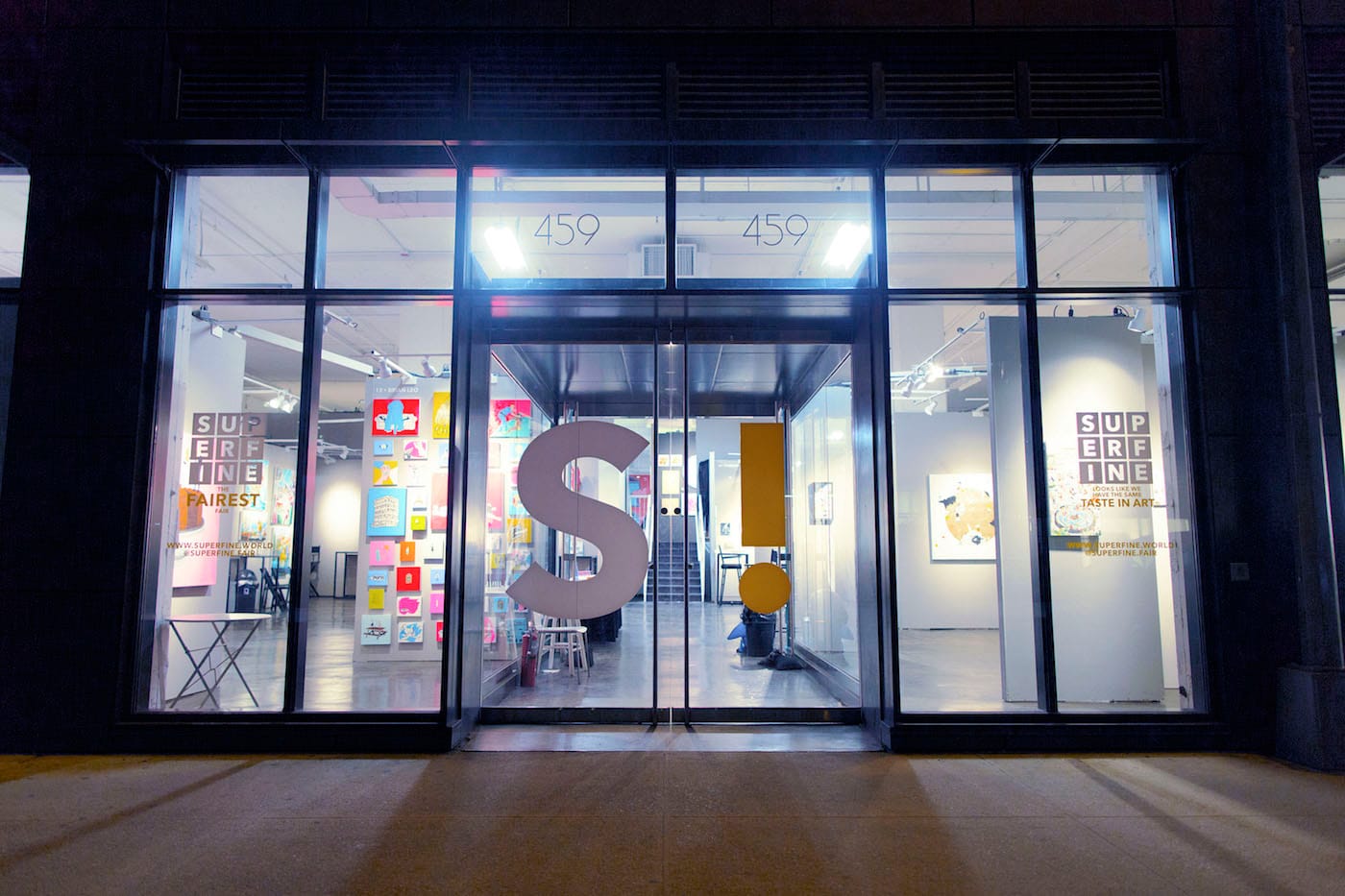 The entrance to Superfine! in 2017 (photo courtesy Superfine!)