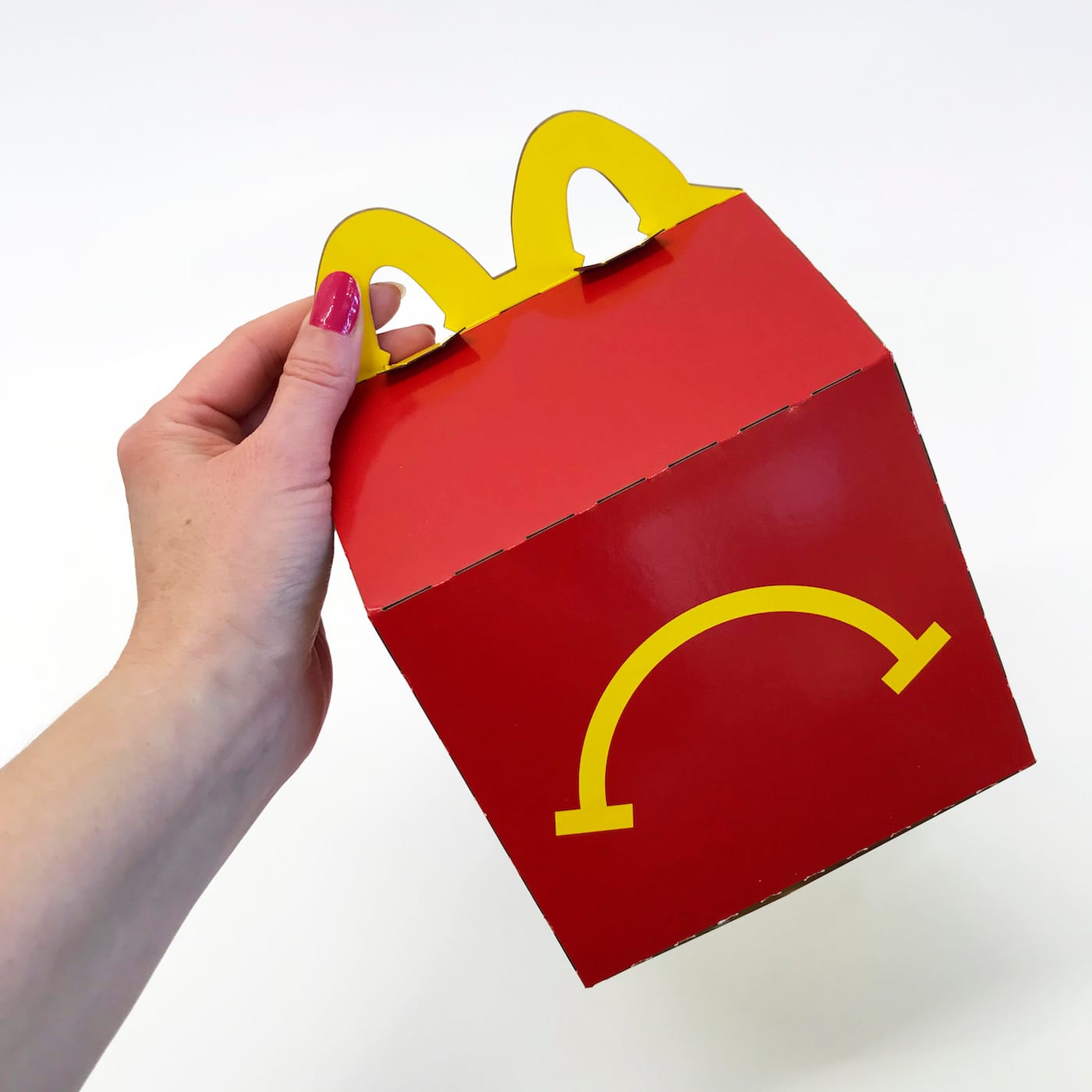 Carol May, "Unhappy Meal" (2018), silkscreen, cardboard, 13.5 x 13 x 19.5 cm, edition 30 + 2 AP (courtesy the artist)
