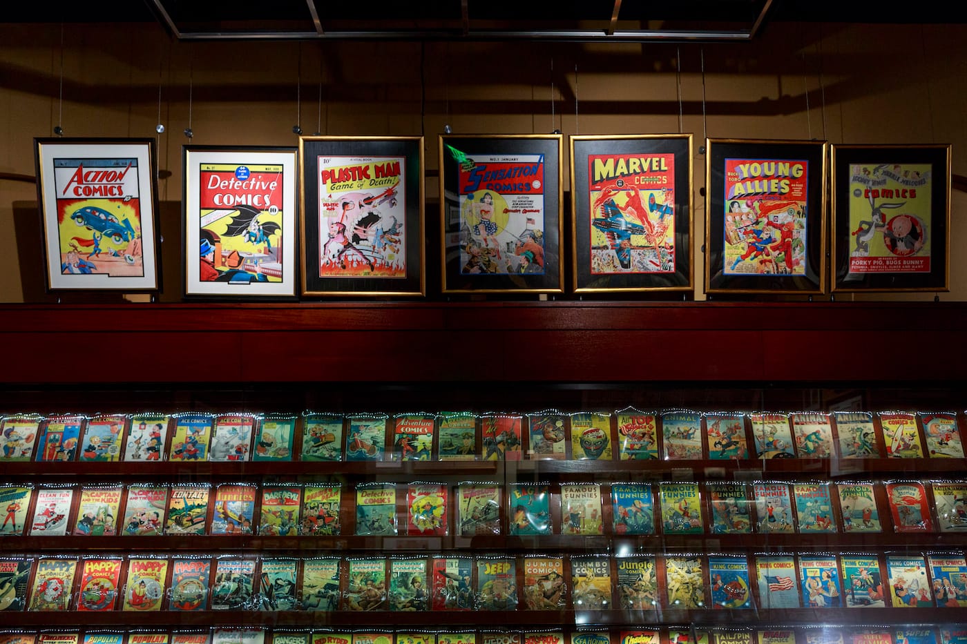 Part of Stephen A. Geppi's collection on view at Geppi's Entertainment Museum, Baltimore, Maryland (photo by Shawn Miller)