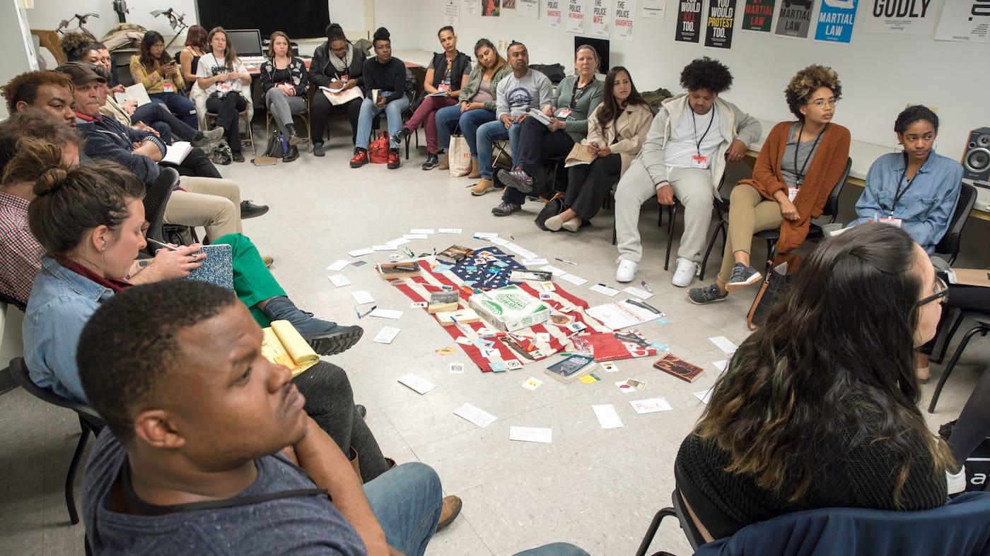 An event at Open Engagement 2017, on the theme of Justice, in Chicago