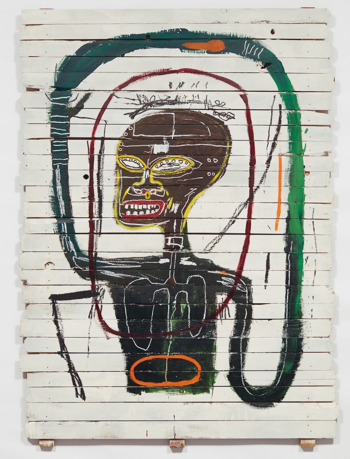 Jean-Michel Basquiat, "Flexible" (1984), which sold for $45.3 million at Phillips (image courtesy Phillips)