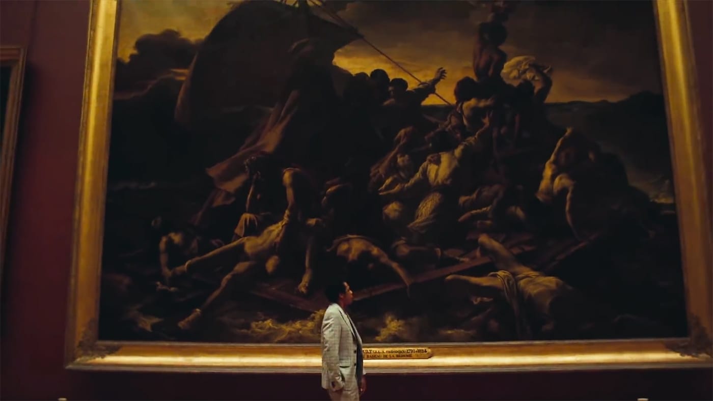 Jay-Z contemplates Théodore Géricault's "The Raft of the Medusa"