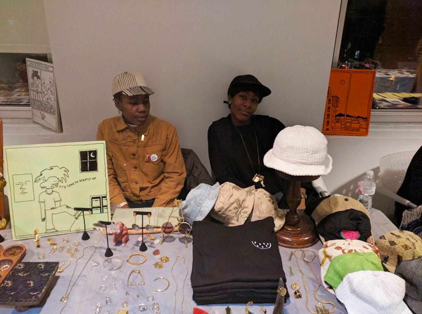 The L'Enchanteur table by Soull & Dynasty Ogun at the 2017 Brown Paper Zine & Small Press Fair (all images courtesy the Brown Paper Zine & Small Press Fair)