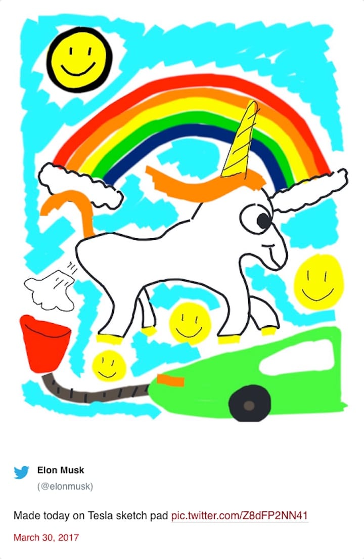 Screenshot of Elon Musk's version of the original Tom Edwards image, as posted on Twitter (the tweet has since been deleted).