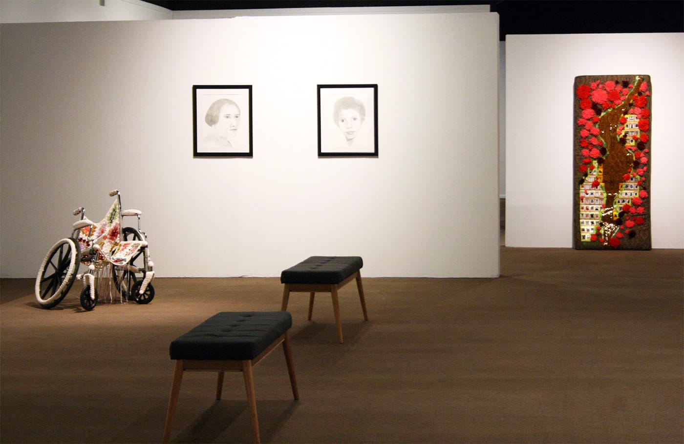 Installation view of the SoCal MFA 2018 exhibition