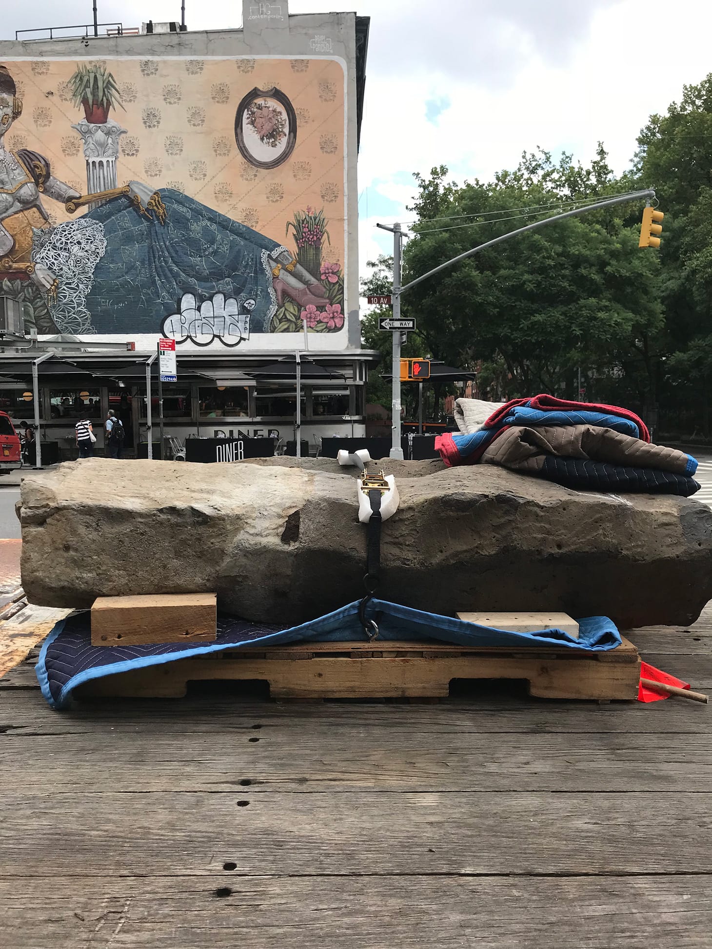 Removal of the Bueys Stones (all images courtesy of Christina Poindexter)