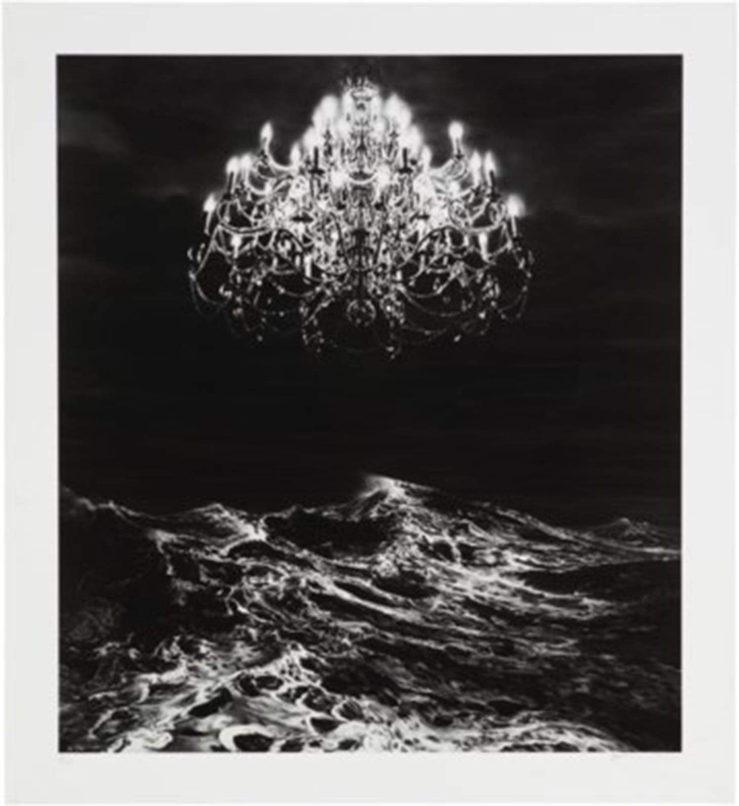 Robert Longo, "Untitled," from a set of four Ditone prints, on wove paper, 2013-2017, each signed and dated in pencil, numbered 1/30 in pencil, in Hatje Cantz Collector's Editions portfolio, 20⅞ x 18¾ in. (image courtesy of Christie's)