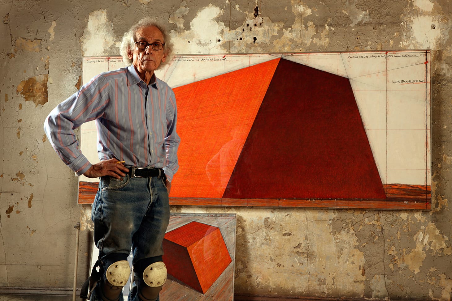 Christo (photo by Wolfgang Volz) (image courtesy of Serpentine Galleries)