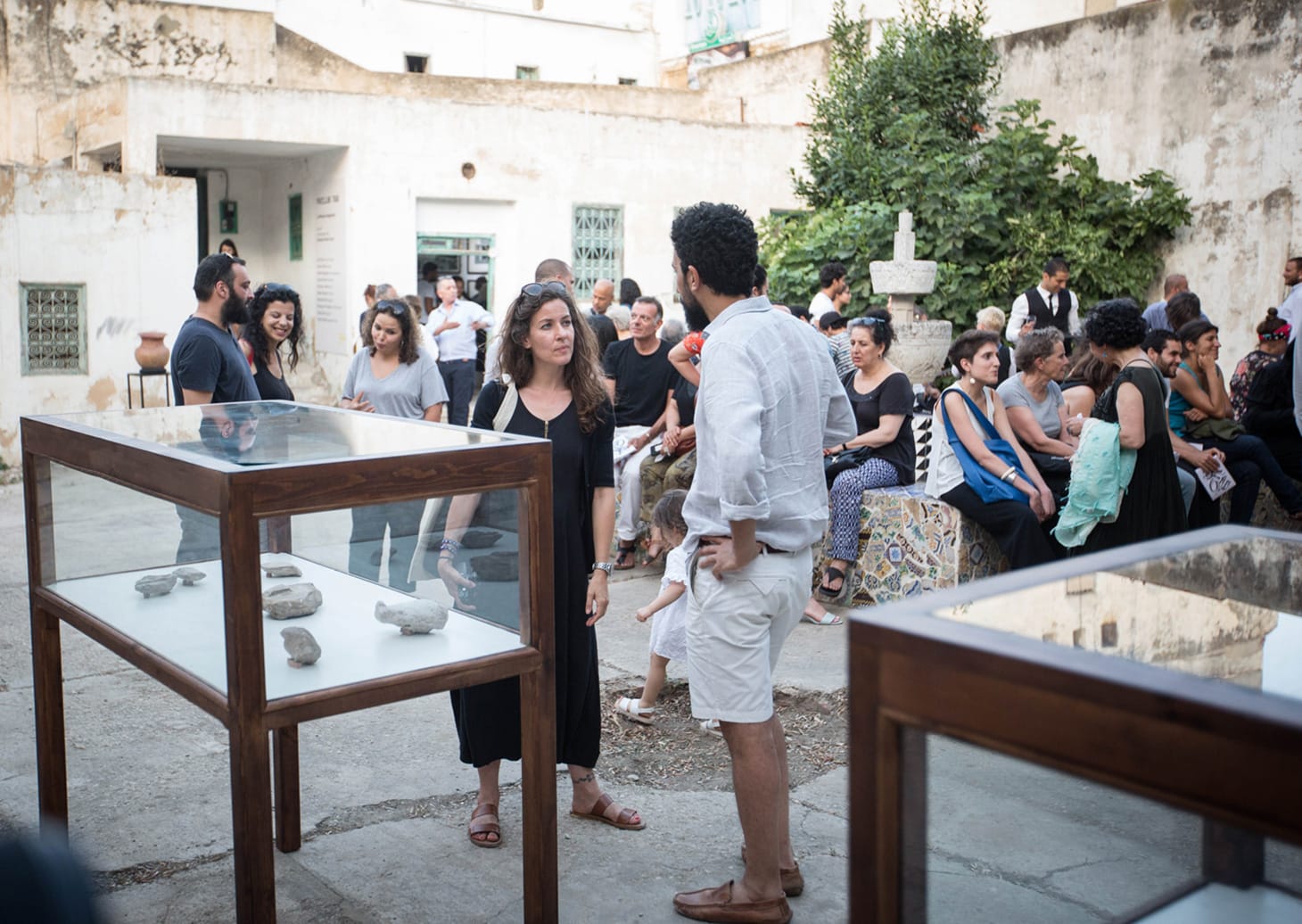 Opening of Pavilion Earth Trab (photo by Wassim Griman for the Kamel Lazaar Foundation)