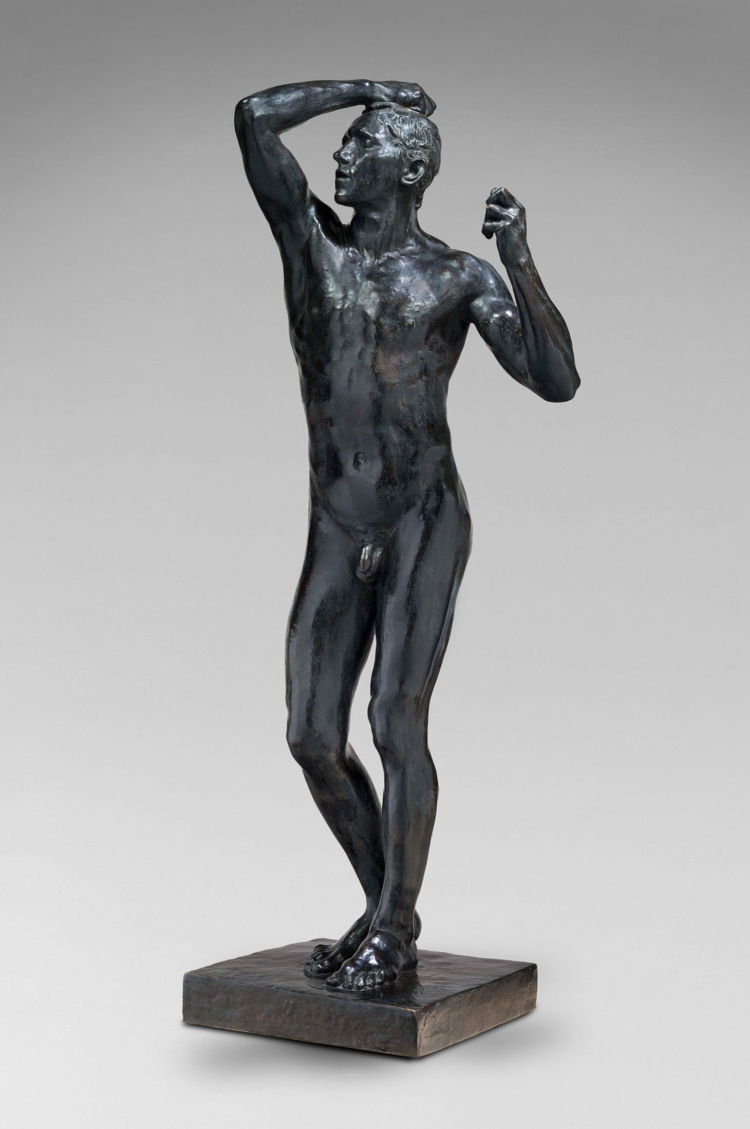 Auguste Rodin (1840–1917), "The Age of Bronze," (1877), bronze, sandcast before 1916 © Musée Rodin