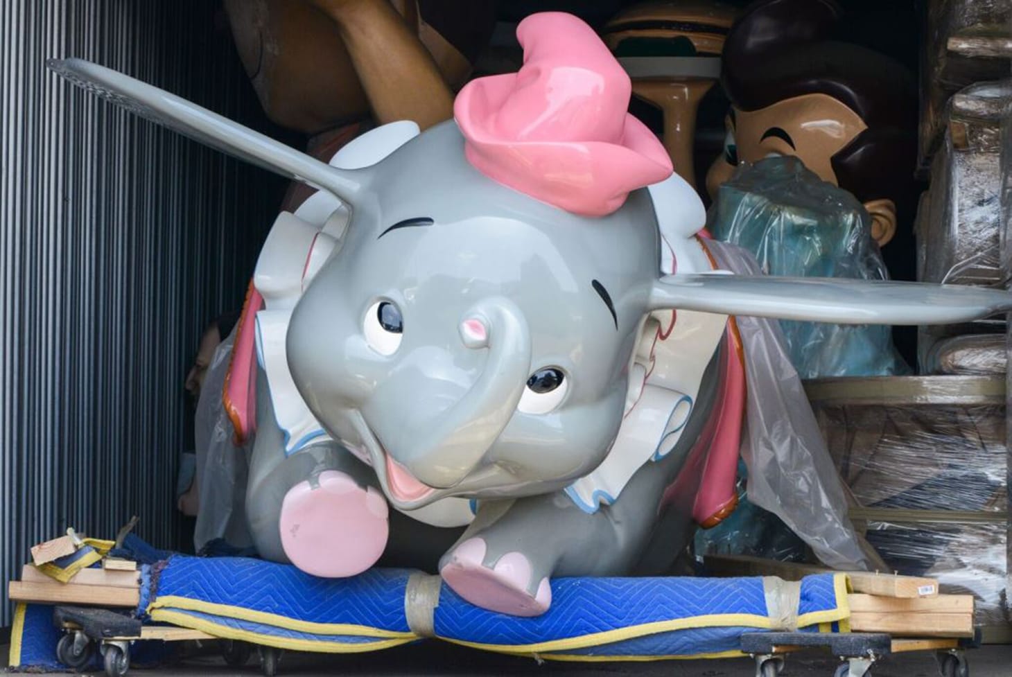 Dumbo the Flying Elephant ride car (image courtesy of Van Eaton Galleries)