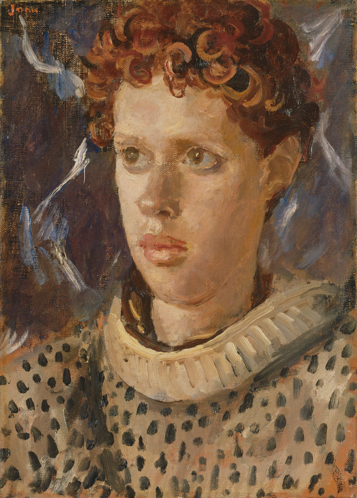 Augustus John's portrait of Dylan Thomas (1937-38), oil on canvas, (copyright: © The estate of Augustus John / Bridgeman Images)