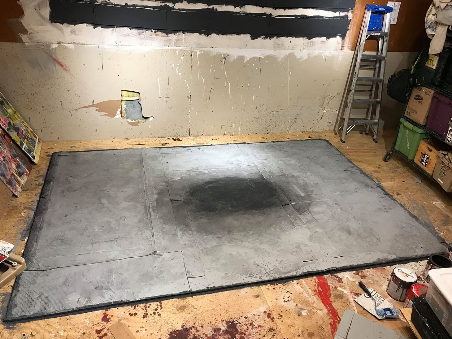 Preston Drum in collaboration with Manar Zind, work in progress image for <em/>Mn Artists Presents: Essma Imady at the Walker Art Center