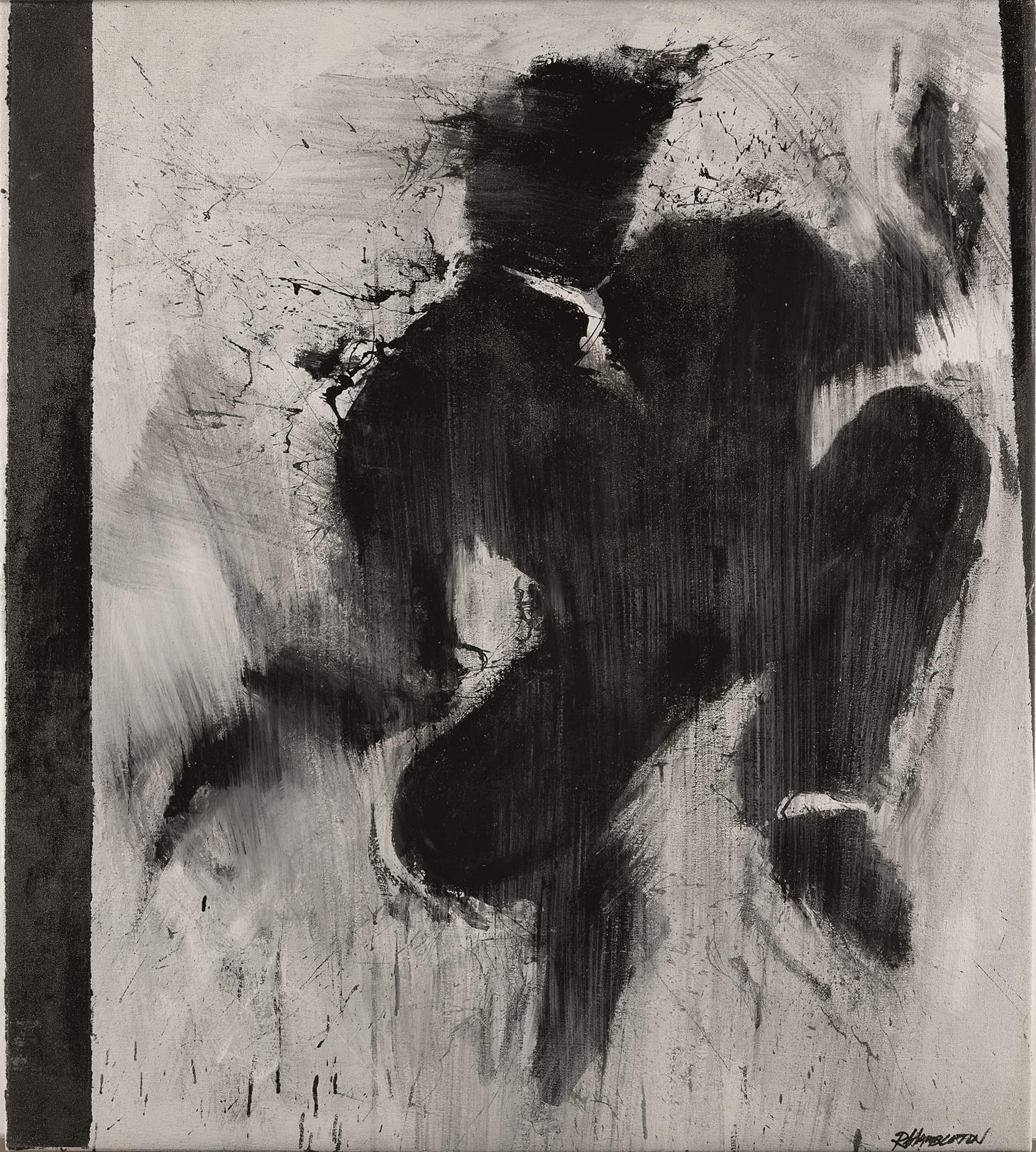 Richard Hambleton, "Shadow Jumper" (image courtesy of Sotheby's)