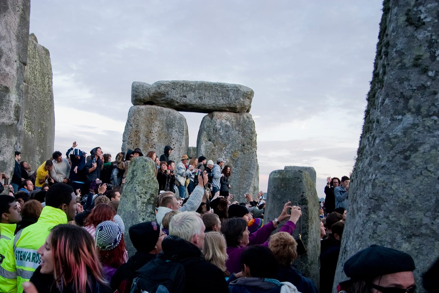Stonehenge Summer Solstice party (2010) (photo by Ann Wuyts, image via Flickr)