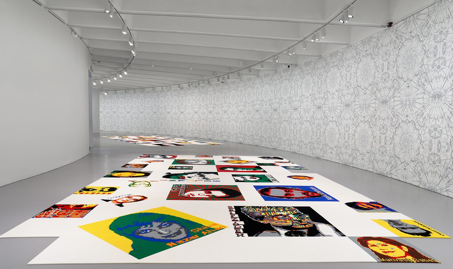  Ai Weiwei, installation view of "Trace" at the Hirshhorn Museum and Sculpture Garden (2017) (photo by Cathy Carver, image courtesy Hirshhorn Museum and Sculpture Garden)