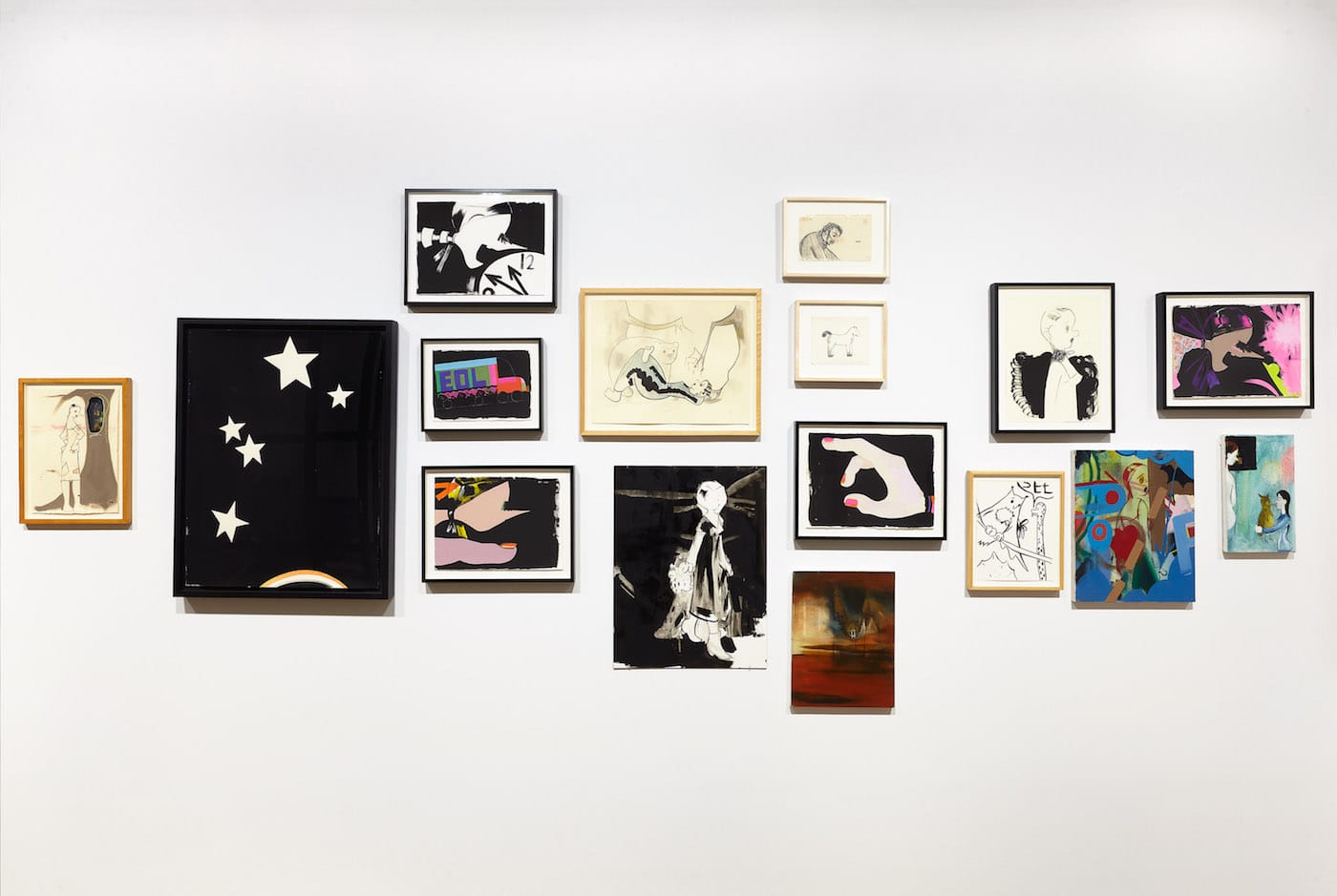 Ellen Berkenblit, <em>The Clock Unlocked</em>, installation view