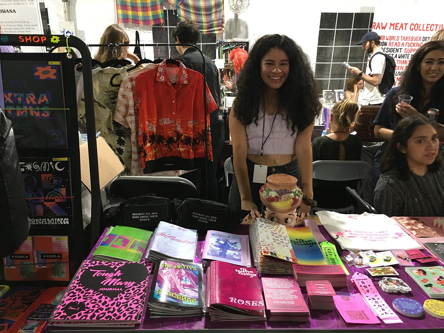 Aurora Diaz at the table for The Bettys