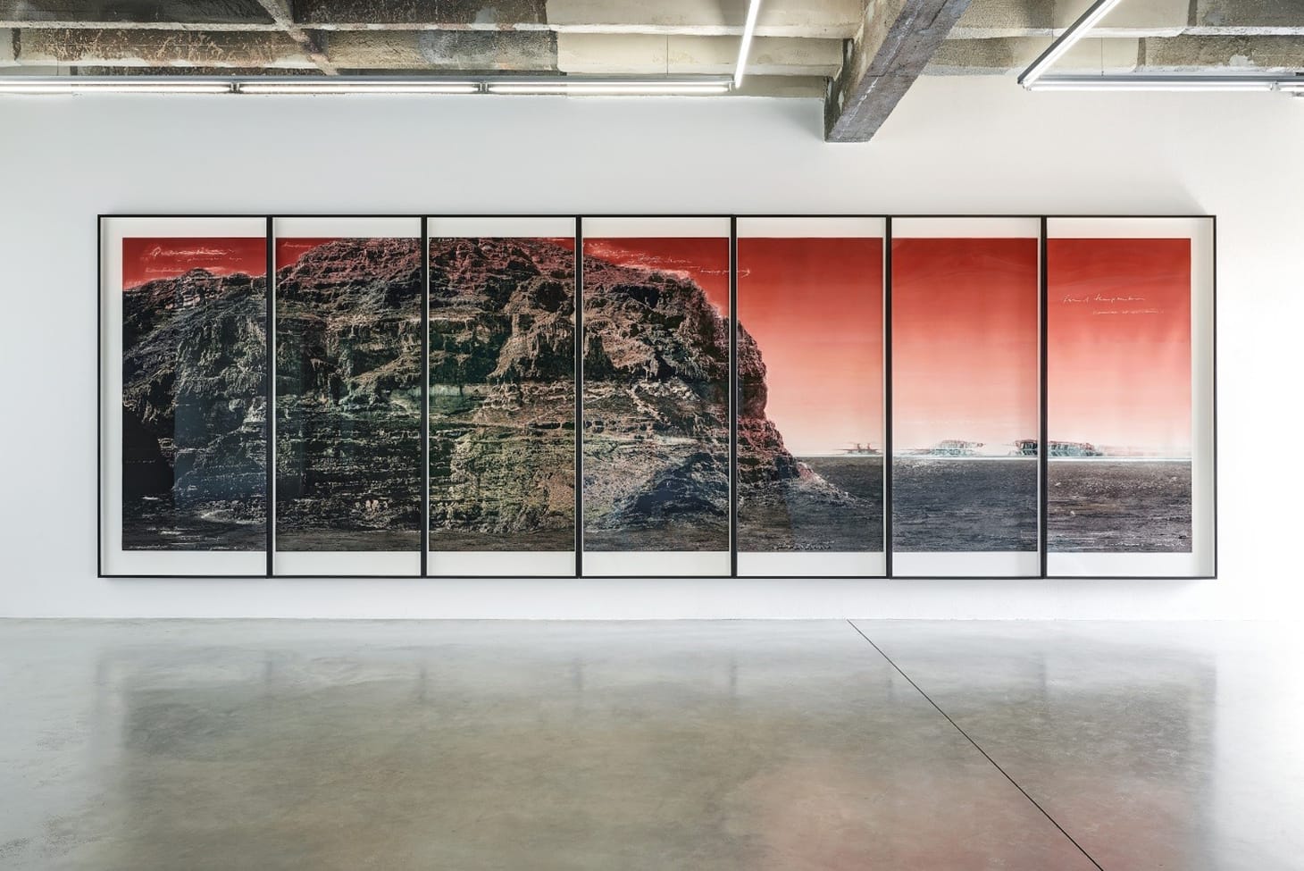 Tacita Dean, "Quarantania" (2018) (image courtesy Niels Borch Jensen Gallery & Editions, Booth 214)