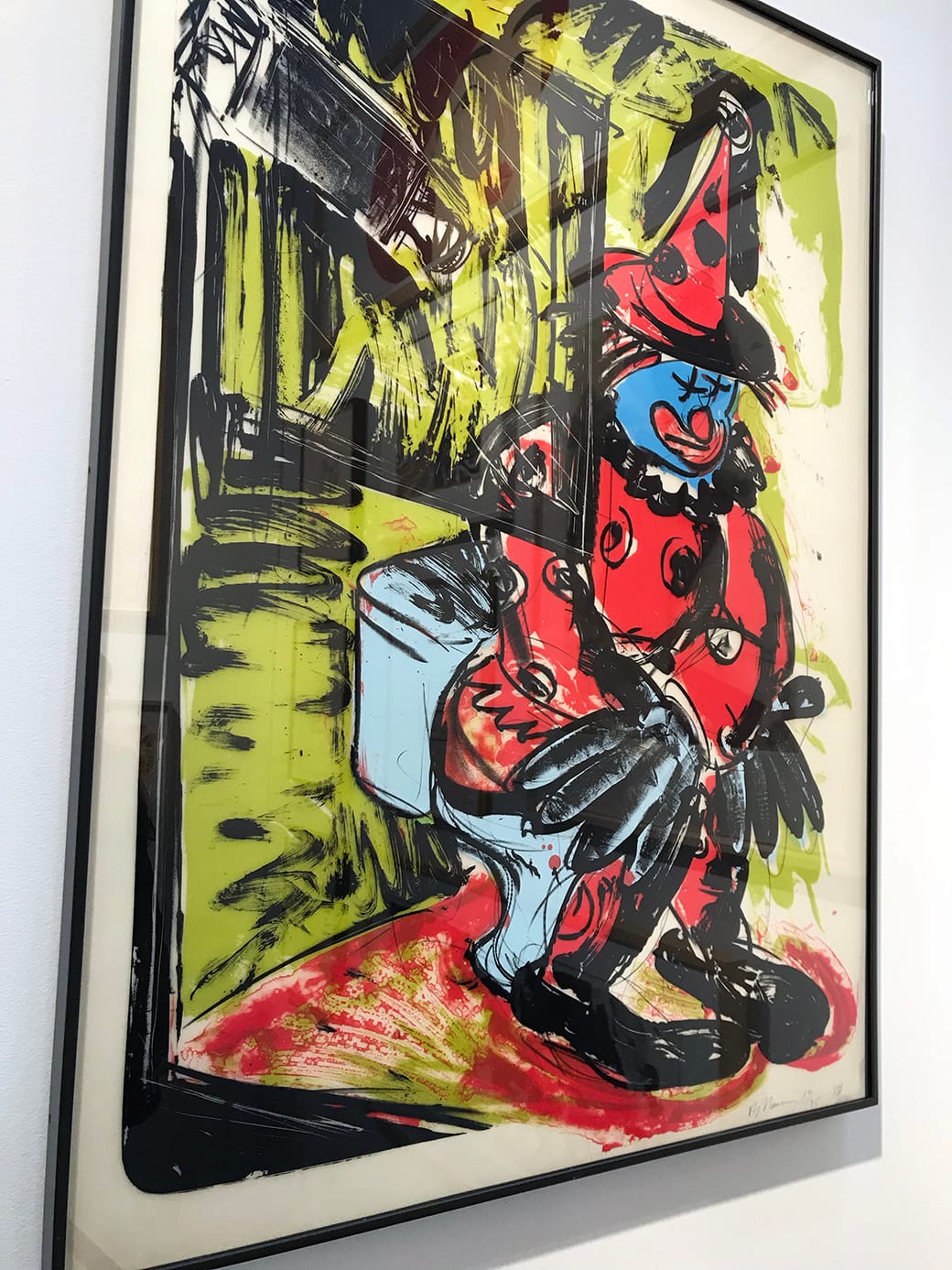 Bruce Nauman, "Clown Taking a Shit," (1988)&nbsp;(all photos by the author for Hyperallergic, except where otherwise noted)