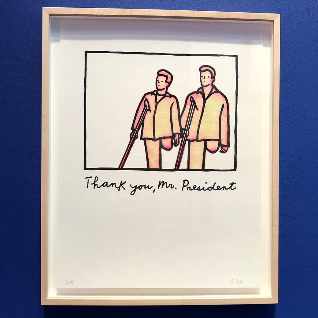 Ida Applebroog, "Thank You, Mr. President" (2018)