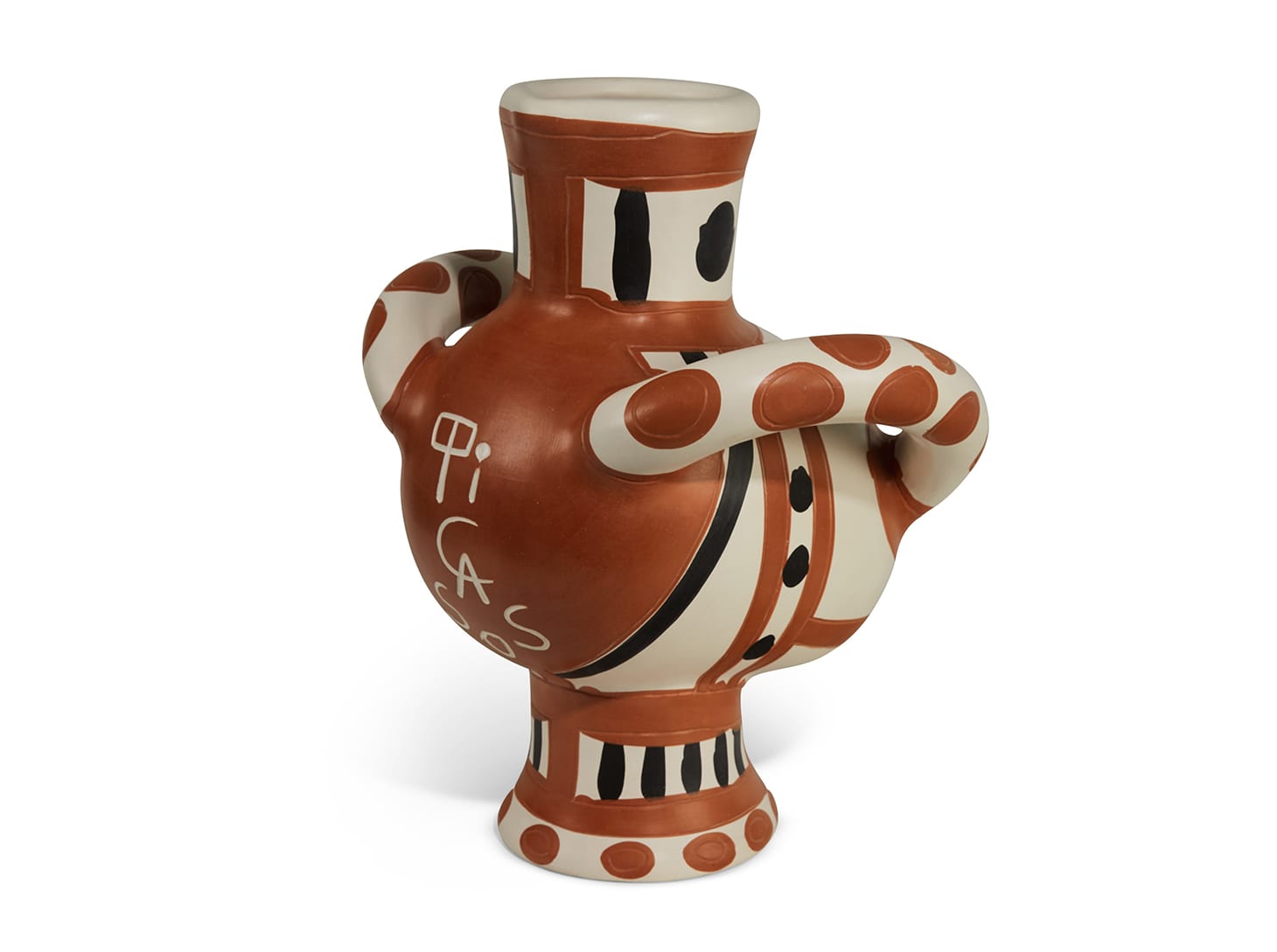 Pablo Picasso, "Gros Oiseau Picasso" (1953), partially painted, with the Edition Picasso and Madoura stamps, height: 22 1/8 inches (image courtesy Sotheby's)