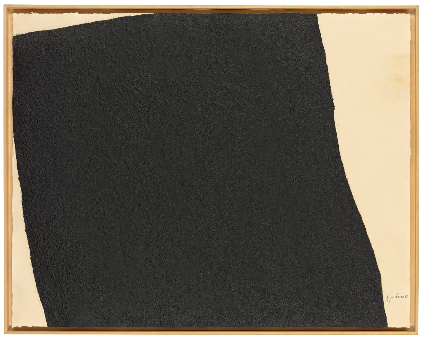 Richard Serra, "Hreppholar III & VIII, from: Afangar Icelandic Series" (1991) (image courtesy Christie's)