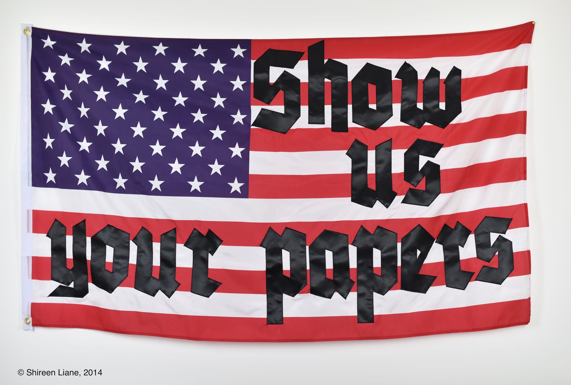 Shireen Liane, "Show us your papers" (2018)