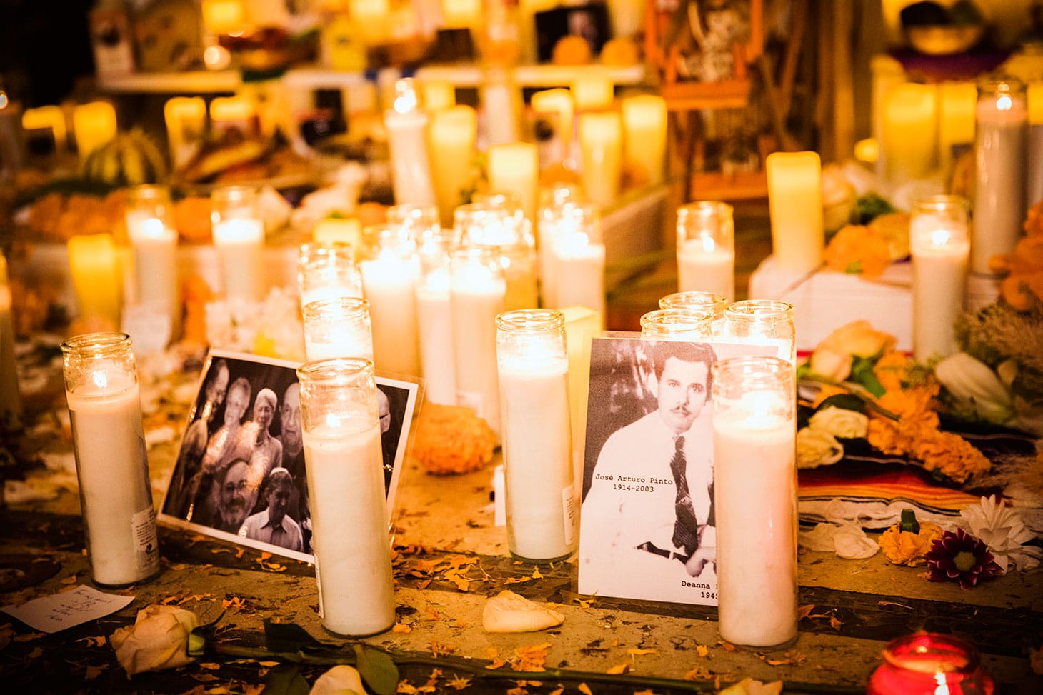 Adrian Viajero Román, Dia de Muerto Ofrenda (2018), detail view