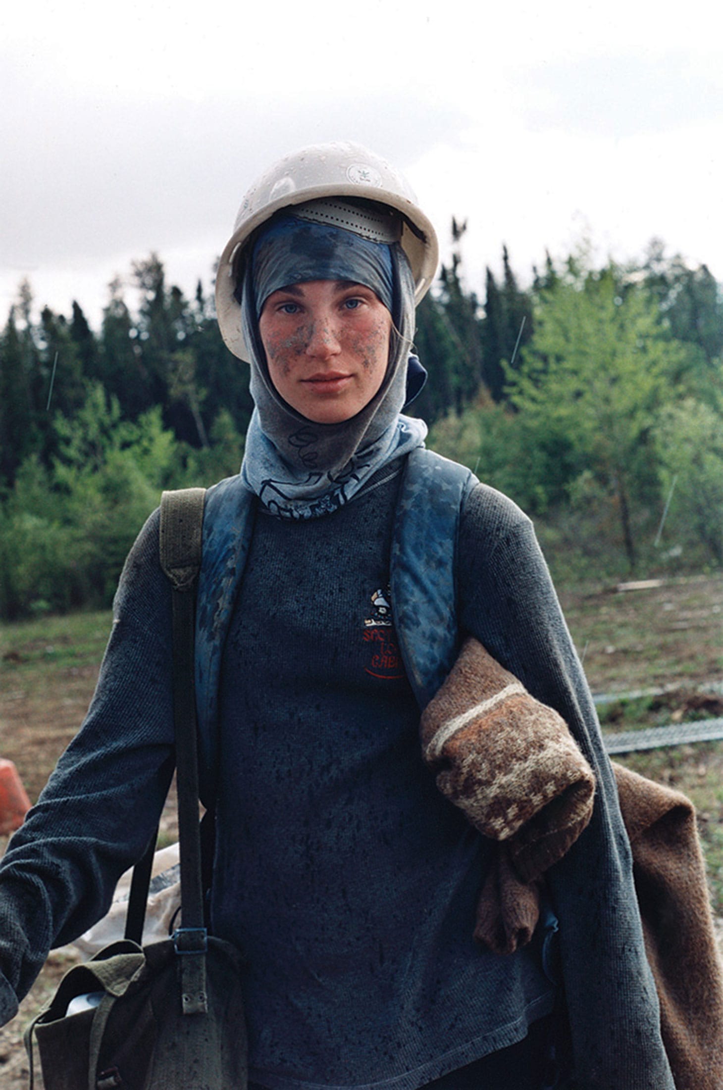 Sarah Anne Johnson, "Nadine (from Tree Planting)" (2003), chromogenic print (Collection of the Vancouver Art Gallery, gift of the Artist, image courtesy Julie Saul Gallery, New York, and Stephen Bulger Gallery, Toronto)