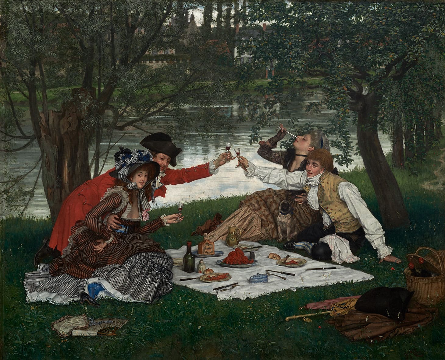 James Tissot, “The Partie Carrée” (1870) (image courtesy The National Gallery of Canada)