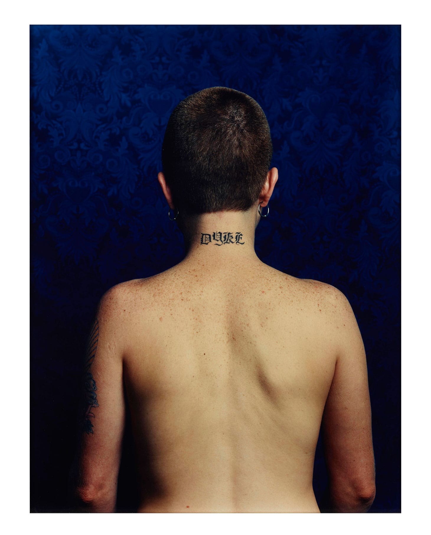 Catherine Opie, "Dyke" (1992), chromogenic print, 40 x 31 7/8 inches (image courtesy Christie's)