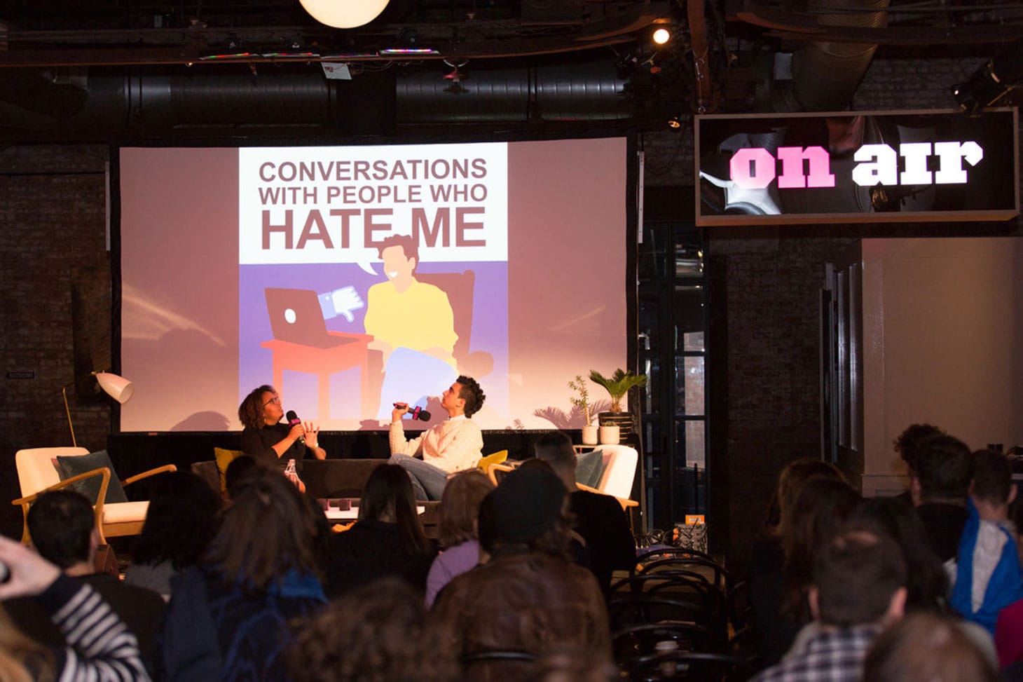On Air Fest 2018, "Conversations With People Who Hate Me" (all images courtesy On Air Fest)