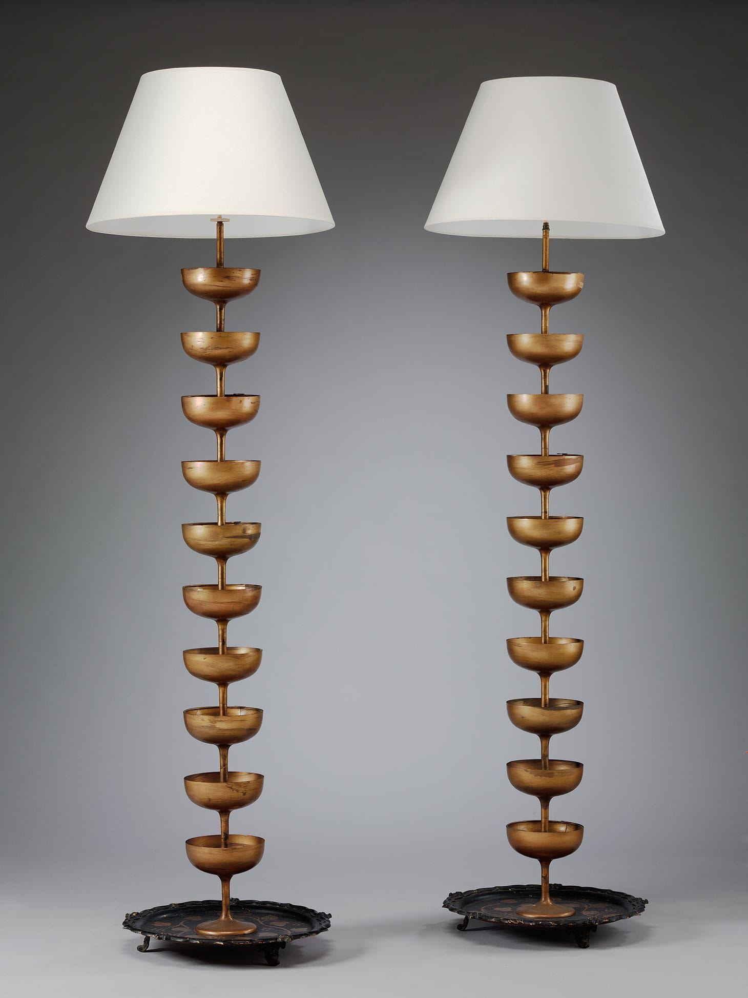 Salvador Dalí and Edward James, a Pair of Champagne Standard Lamps (image courtesy V&A)