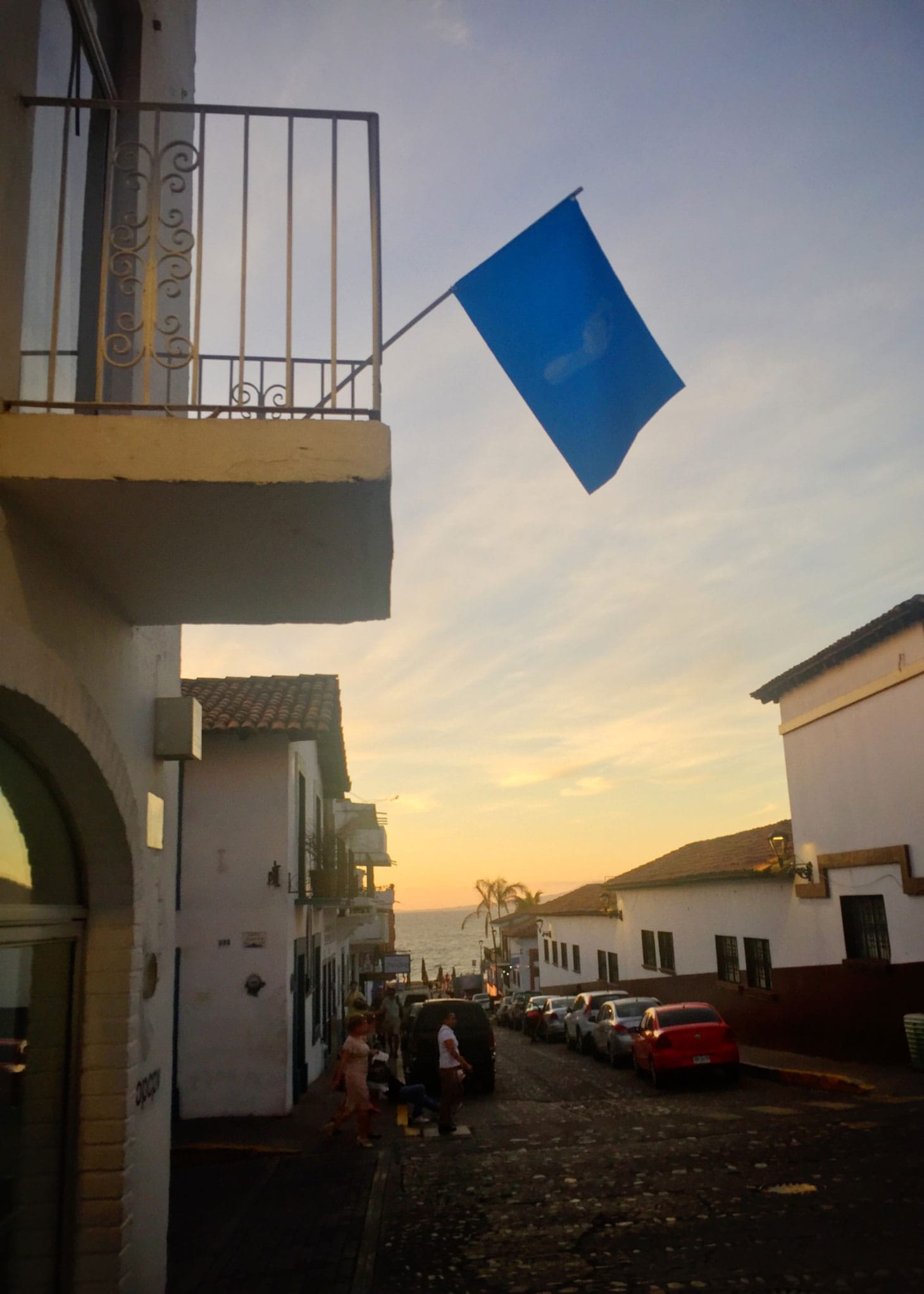 Ai Weiwei's flag in Mexico