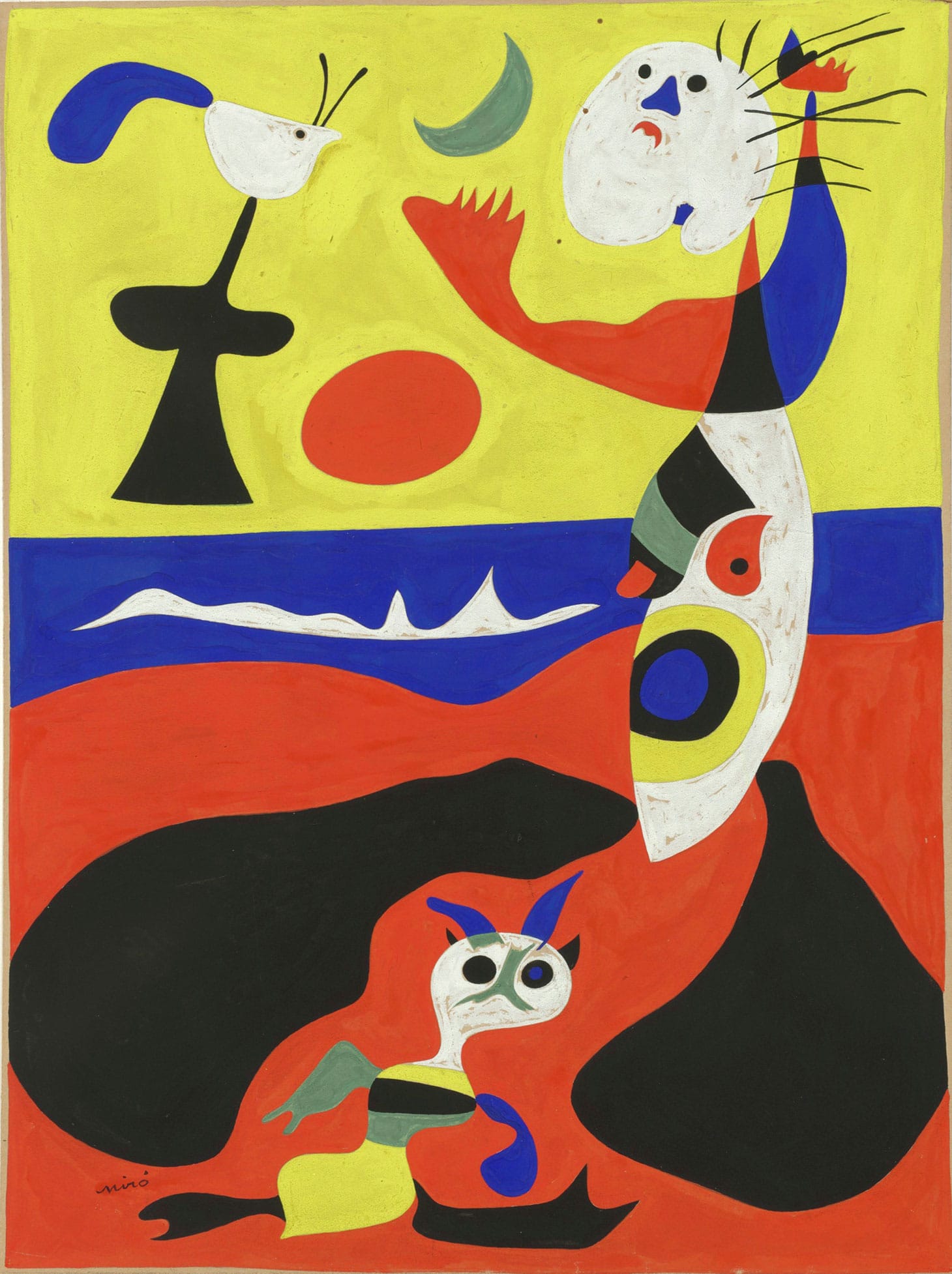 Joan Miró, "Summer" (1938) (image courtesy The Baltimore Museum of Art: Bequest of Saidie A. May, BMA 1951.341, © Successió Miró / Artists Rights Society (ARS), New York / ADAGP, Paris)