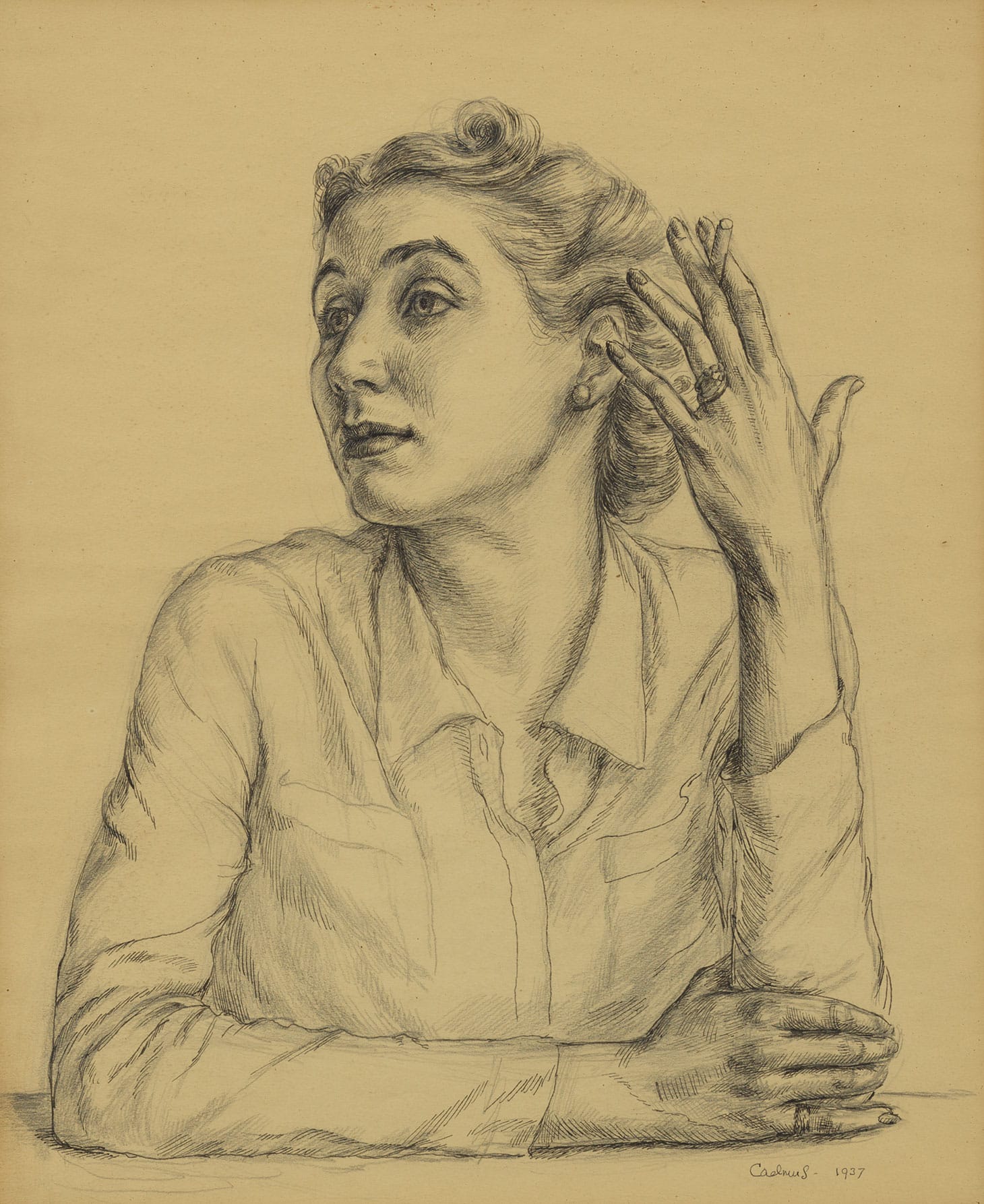 Paul Cadmus, “Mildred Akin Lynes” (1937) (© Artists Rights Society (ARS), New York)