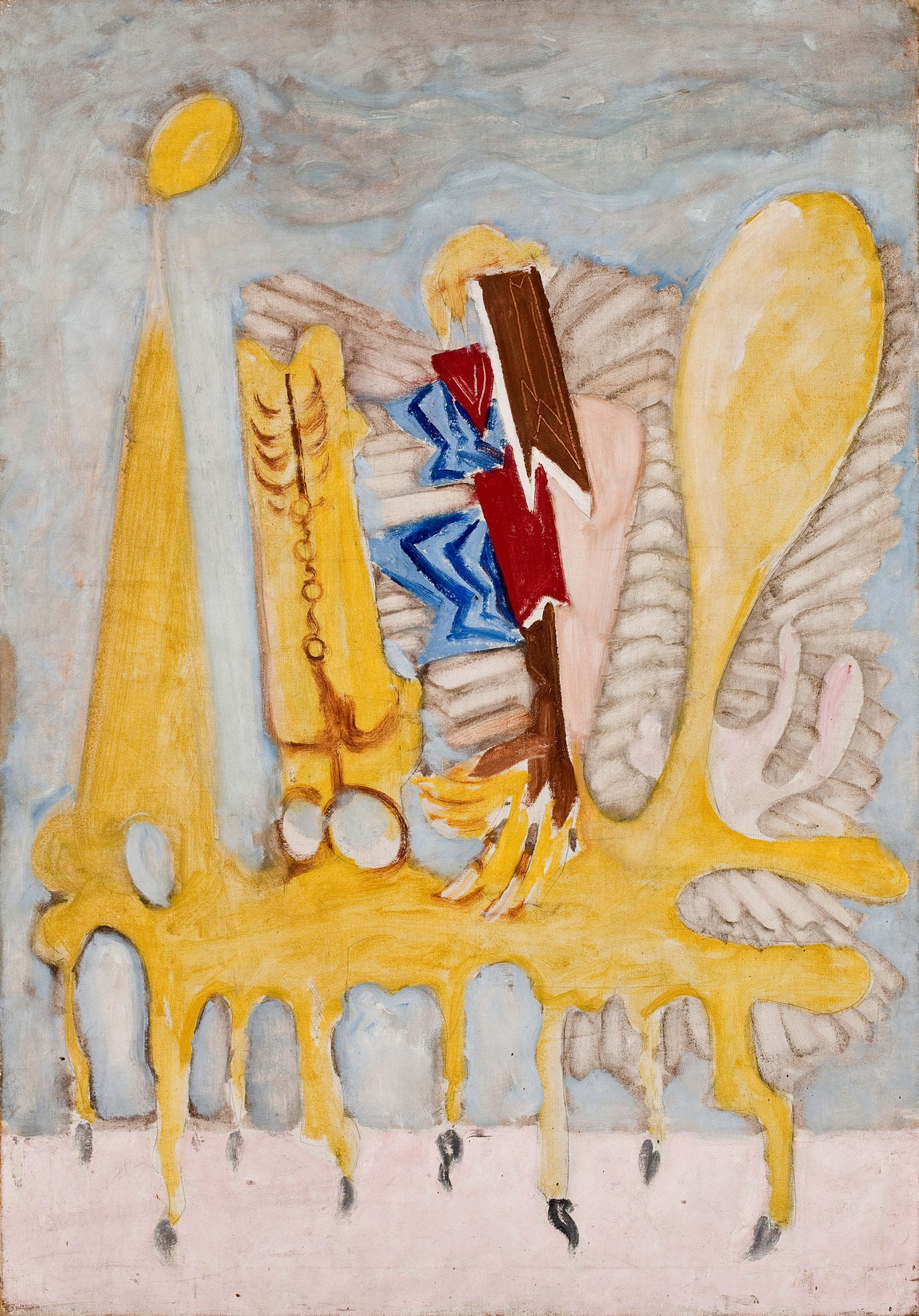 Mark Rothko, "The Syrian Bull" (1943) (image courtesy The Baltimore Museum of Art: Allen Memorial Art Museum, Oberlin, OH, Gift of Annalee Newman in honor of Ellen H. Johnson, 1991.41.1, © 1998 Kate Rothko Prizel & Christopher Rothko / Artists Rights Society (ARS), New York)