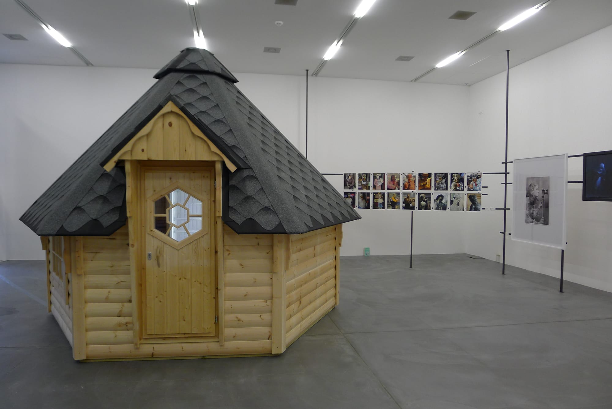 Fermín Jiménez Landa, <em>In the center of the weather there is another weather</em> installation view, sauna (2016). Elias will discuss this work in his lecture (image courtesy the artist)