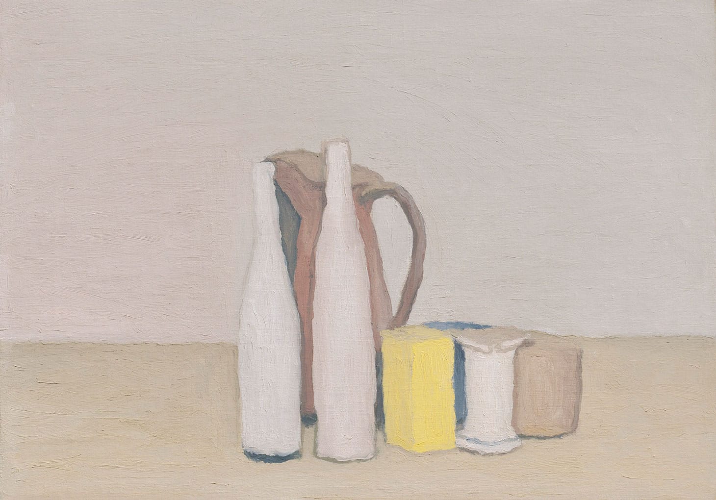 Giorgio Morandi, "Natura Morta" (1952), oil painting on canvas, 40 x 52 cm (image courtesy Christie's)