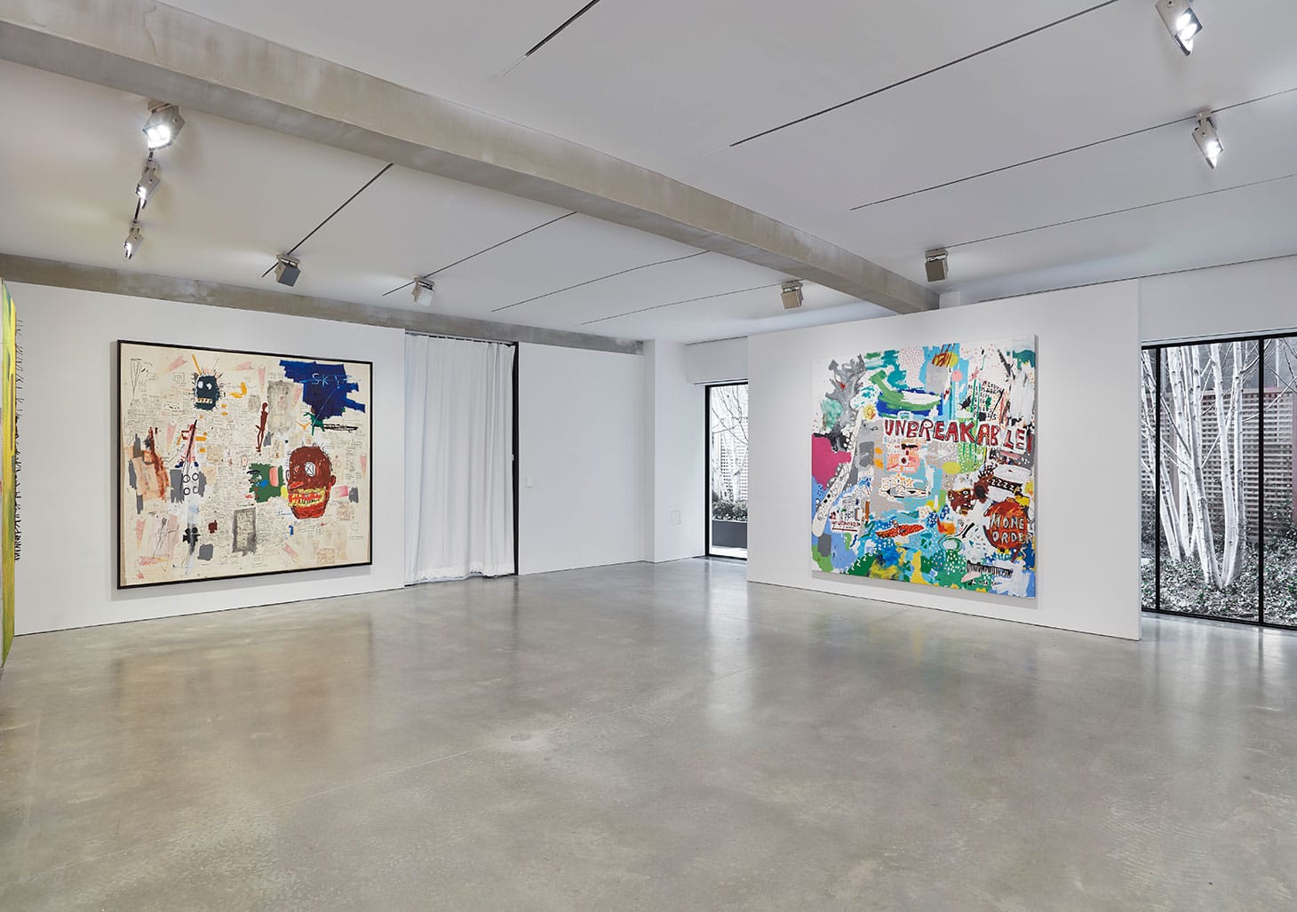 Jean-Michel Basquiat at the Brant Foundation, installation view