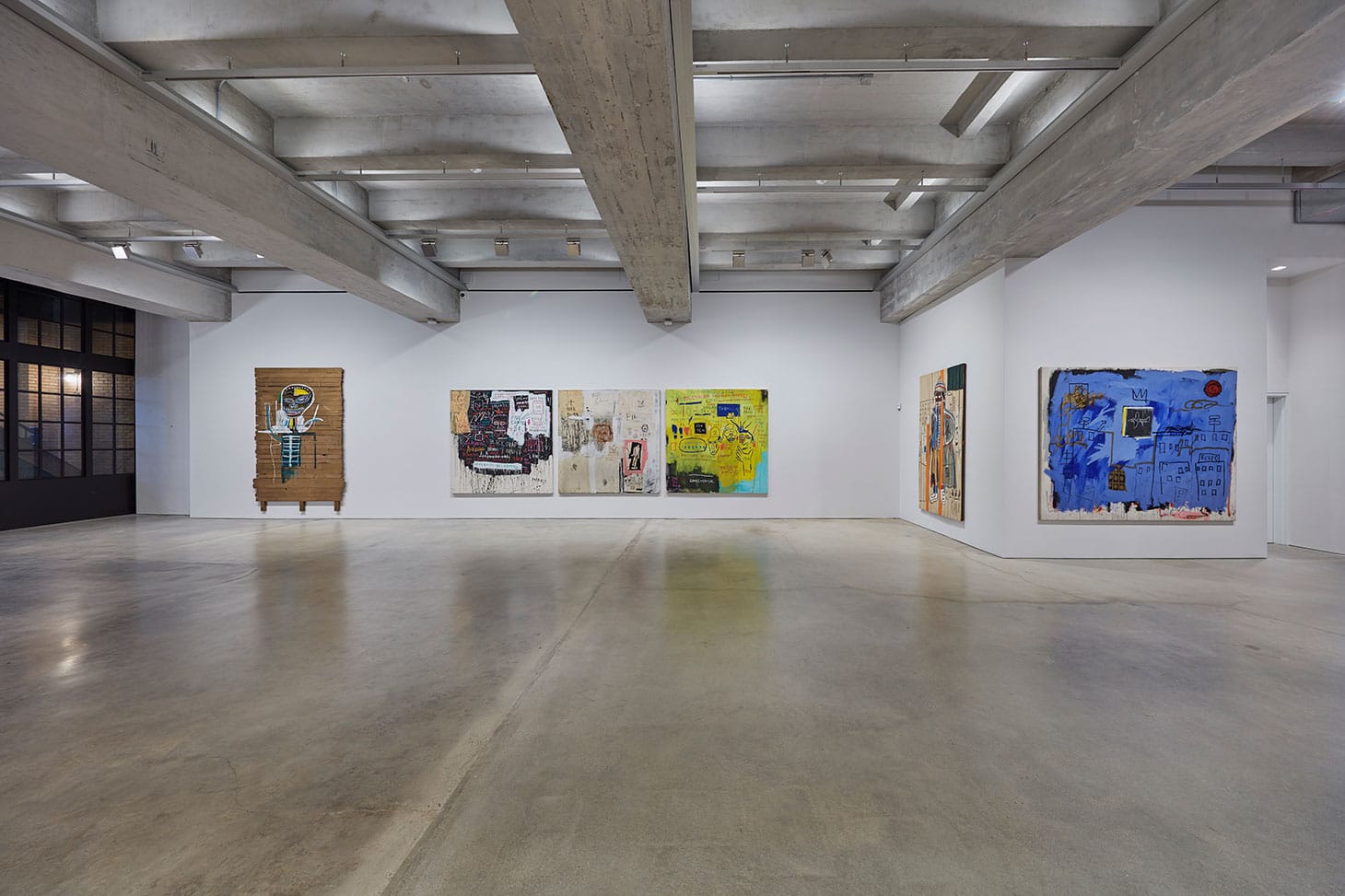 Jean-Michel Basquiat at the Brant Foundation, installation view