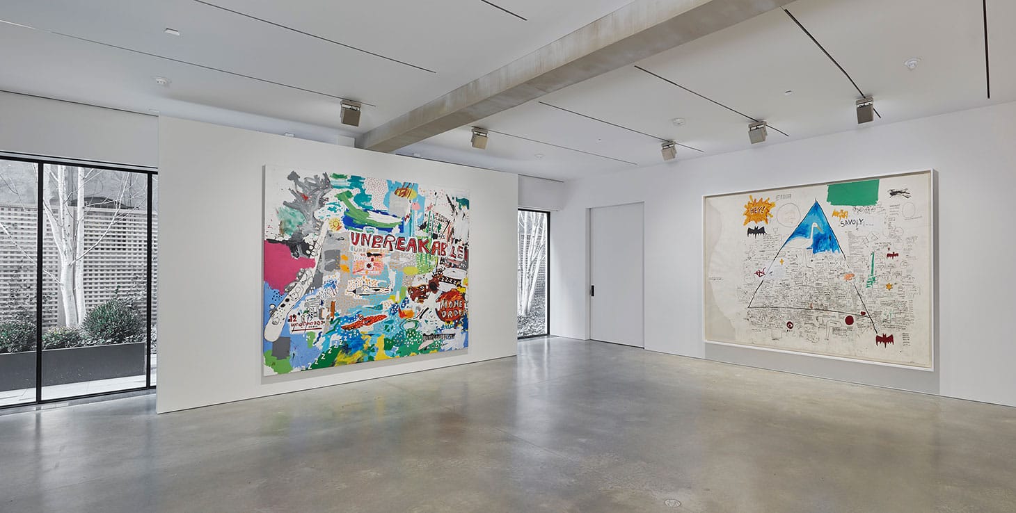 Jean-Michel Basquiat at the Brant Foundation, installation view