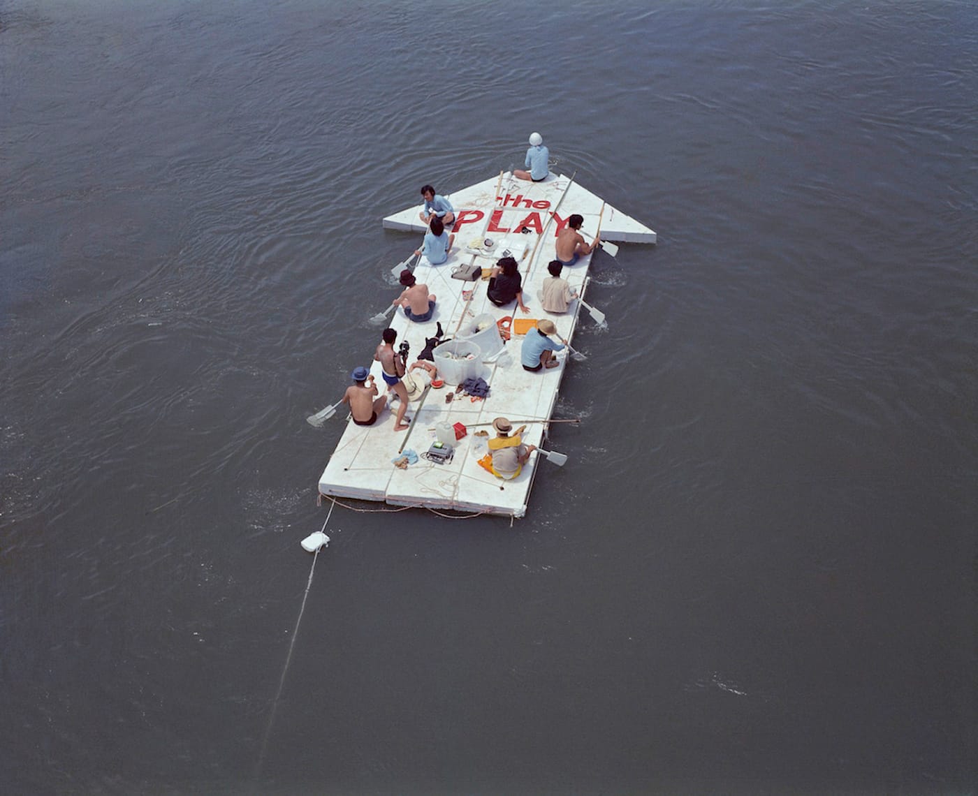 The Play, “Current of Contemporary Art” (1969), documentary photograph of outdoor performance (photo courtesy of The Play)