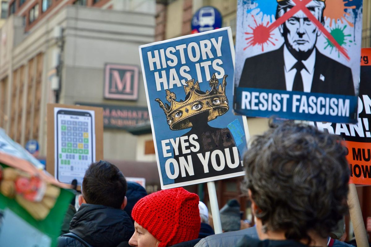 See Photos From New York’s Historic Anti-Trump Marches