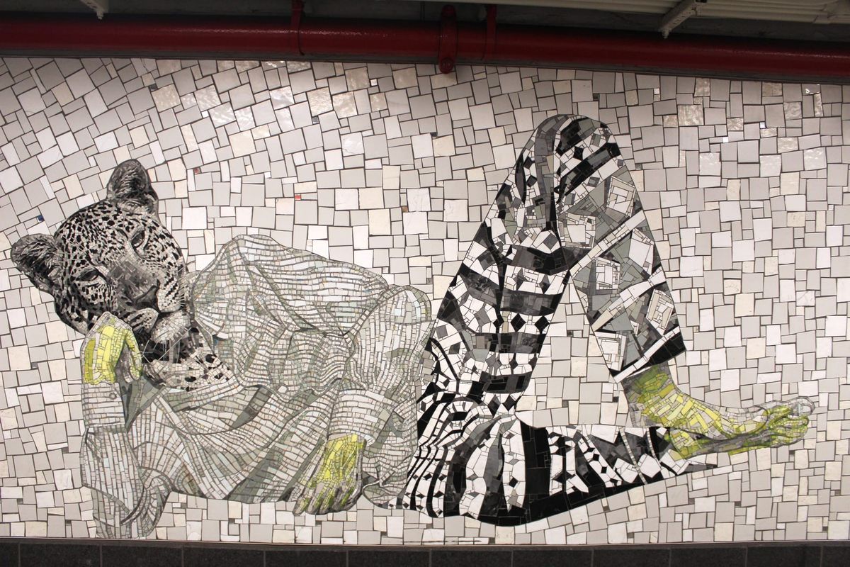 New Brooklyn Subway Mural Adds a Touch of Whimsy to Commuting