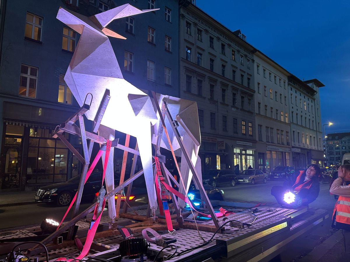 The Ukrainian Pavilion’s Deer Seen Around the World